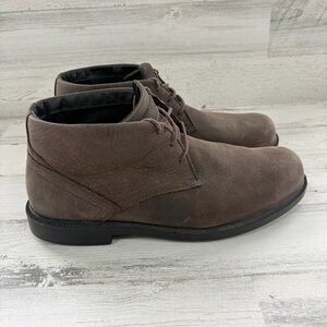 Dunham Men’s Size 13 4E Jericho Waterproof 3 Eye Lace Up Chukka Boots In Brown